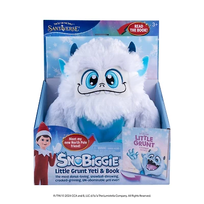 The Elf on the Shelf® SnoBiggie™ Little Grunt Yeti Plush & Book