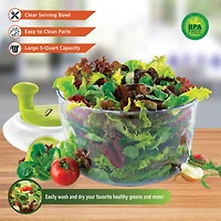 Brentwood Salad Spinner with 5qt. Serving Bowl