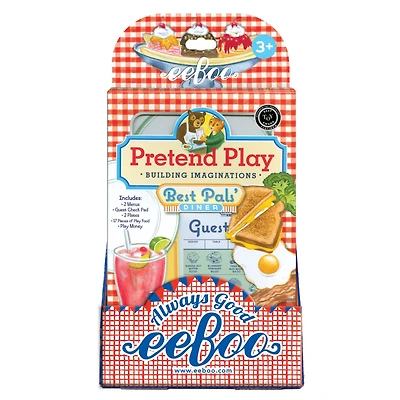 eeBoo Pretend Play Best Pals' Diner Set