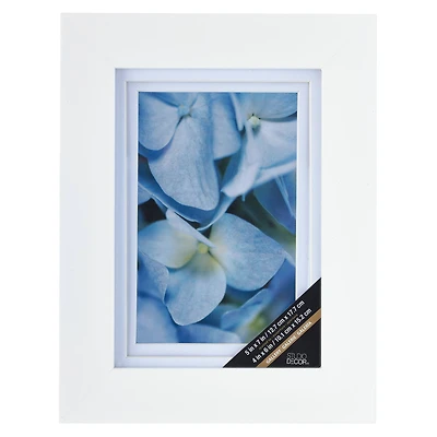 Gallery White Frame with Double Mat by Studio Décor