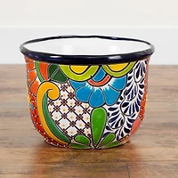 12.5" Handmade Mexican Talavera Ceramic Planter