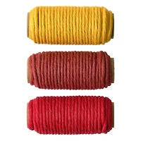 3mm Red Cotton Macramé Cords by Bead Landing™