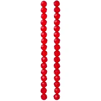 Ruby Faceted Glass Round Beads, 10mm by Bead Landing™