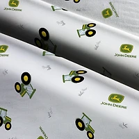 John Deere® Nursery Tractor Toss Cotton Fabric