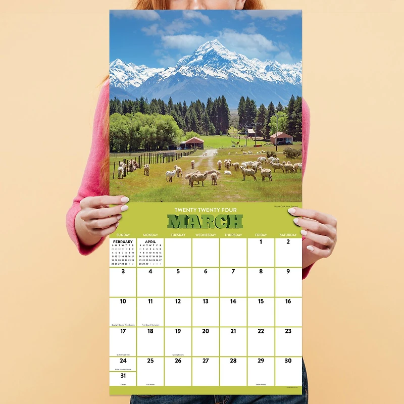 TF Publishing Mountains Wall Calendar