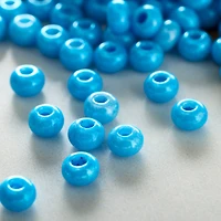 12 Pack: John Bead Santa Fe Blue Czech Glass Seed Beads, 6/0