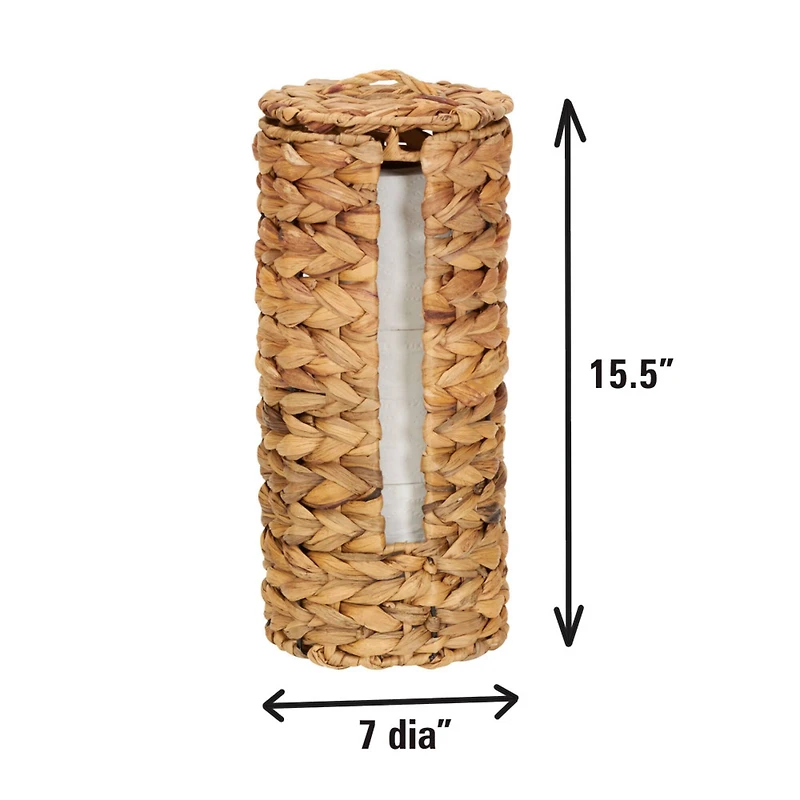 Household Essentials Wicker Toilet Paper Roll Holder