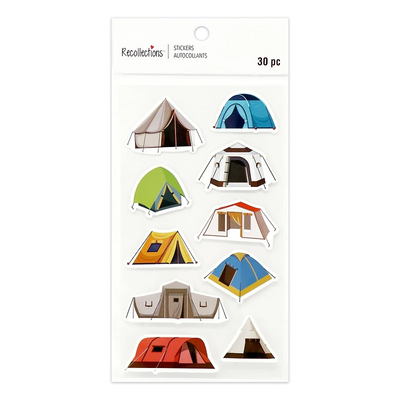 Travel Tent Dimensional Stickers by Recollections™