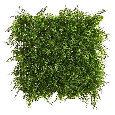 20" Lush Mediterranean Fern Wall Panel