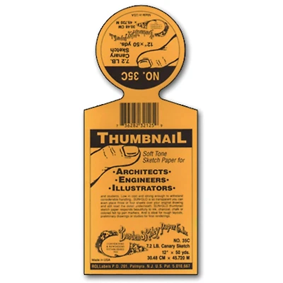 Borden & Riley No.35C Sun-Glo Thumbnail Soft Tone Sketch Roll