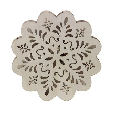 6.75" DIY Snowflake LED Wood Décor by Make Market®