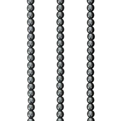 Gray Hematite Round Beads, 4mm by Bead Landing™