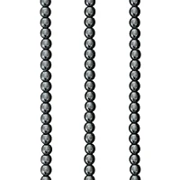 Gray Hematite Round Beads, 4mm by Bead Landing™