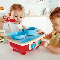 Hape Kid's Wooden Toddler Cooking Set