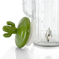Gibson Home® 1.3gal. Cactus Cooler Glass Drink Dispenser