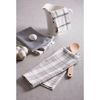 DII® Gray Woven Dishtowels Set