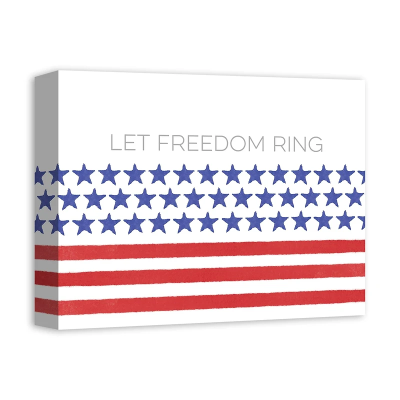 Let Freedom Ring Canvas Wall Art