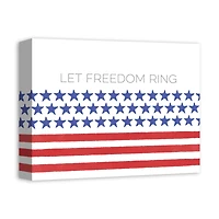 Let Freedom Ring Canvas Wall Art