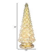 Mr. Christmas 20" Mercury Glass Tree with Twinkling Lights 