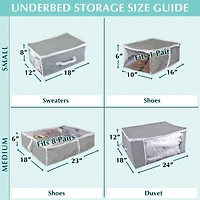 DII® Gray 8 Shoes Soft Storage