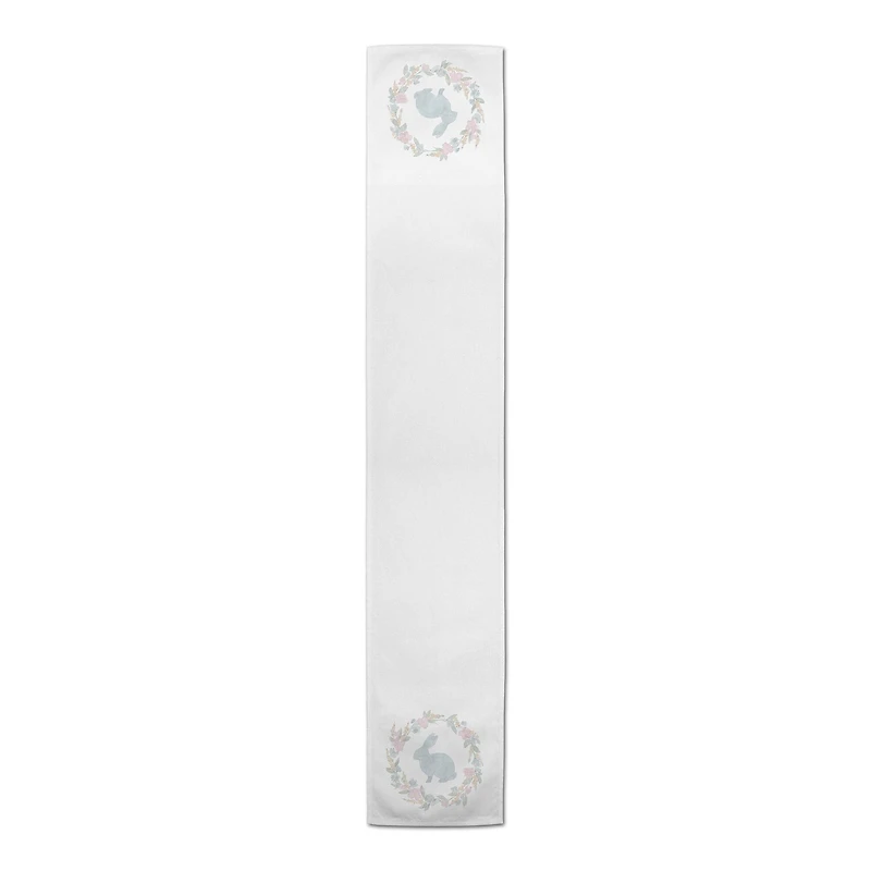 Easter Wreath 2 16" x 90" Poly Twill Table Runner