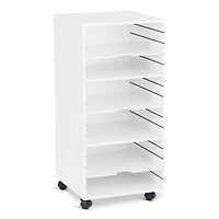 34" White Modular Mobile Panel Tower by Simply Tidy®