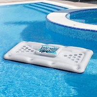 76.5" Floating Swimming Pool Pong Game with Built In Cooler