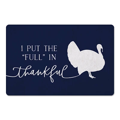 Full In Thankful Floor Mat