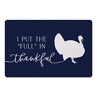 Full In Thankful Floor Mat
