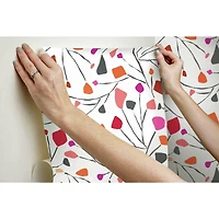 RoomMates Red Terrazzo Branch Peel & Stick Wallpaper