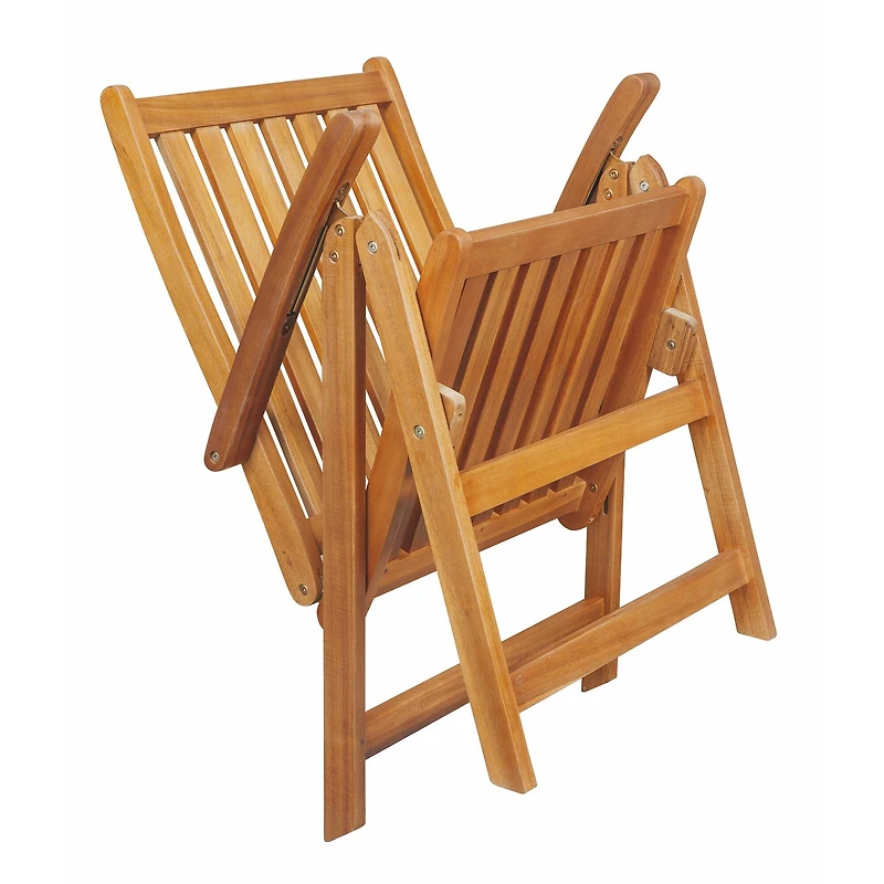 Acacia Wood Folding Outdoor Patio Chairs