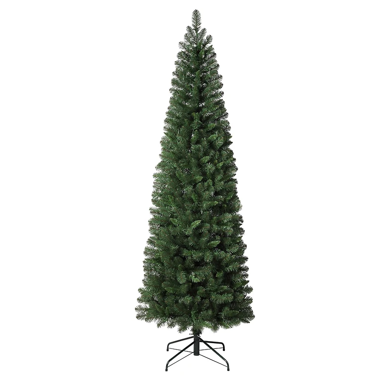 7.5ft. Pre-Lit Deerfield Spruce Artificial Christmas Tree, Warm White LED Lights