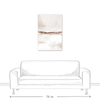 Golden Brown Horizon 24" x 36" Canvas Wall Art