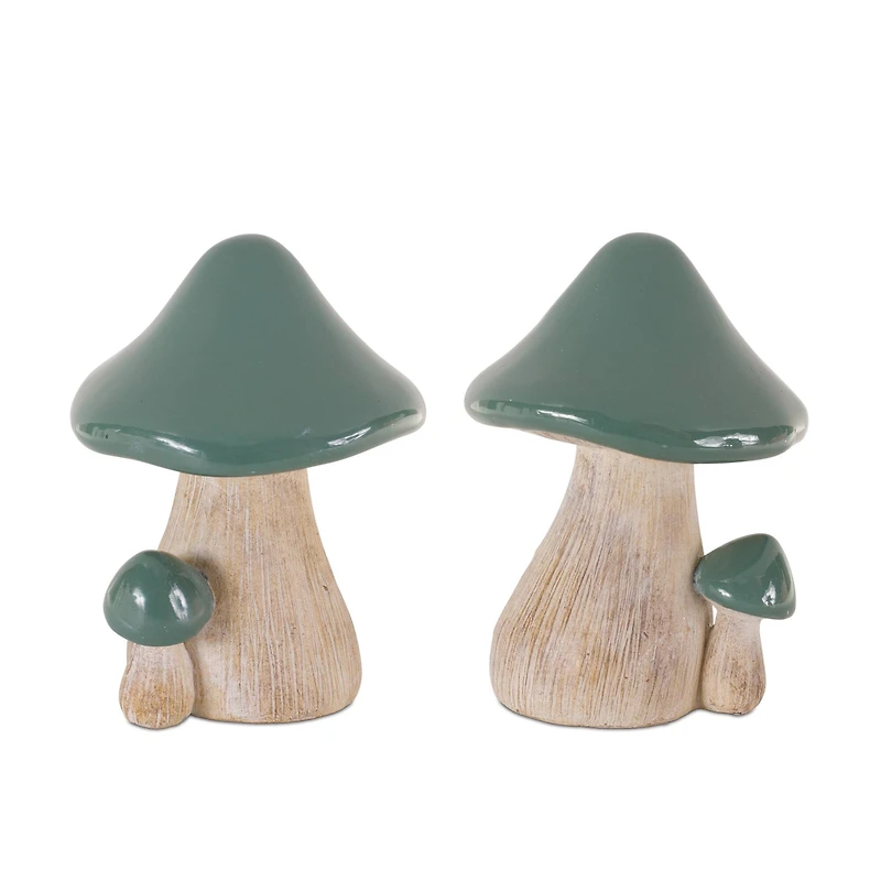 6.25" Garden Mushroom Décor Set