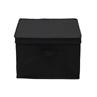 Household Essentials Canvas Storage Boxes with Lids