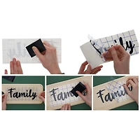 Leisure Arts® Vinyl Matte Black Enter as Guests, Leave as Friends Decal