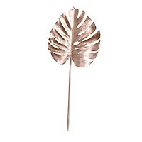 41" Rose Gold Monstera Leaf Stems, 3ct.
