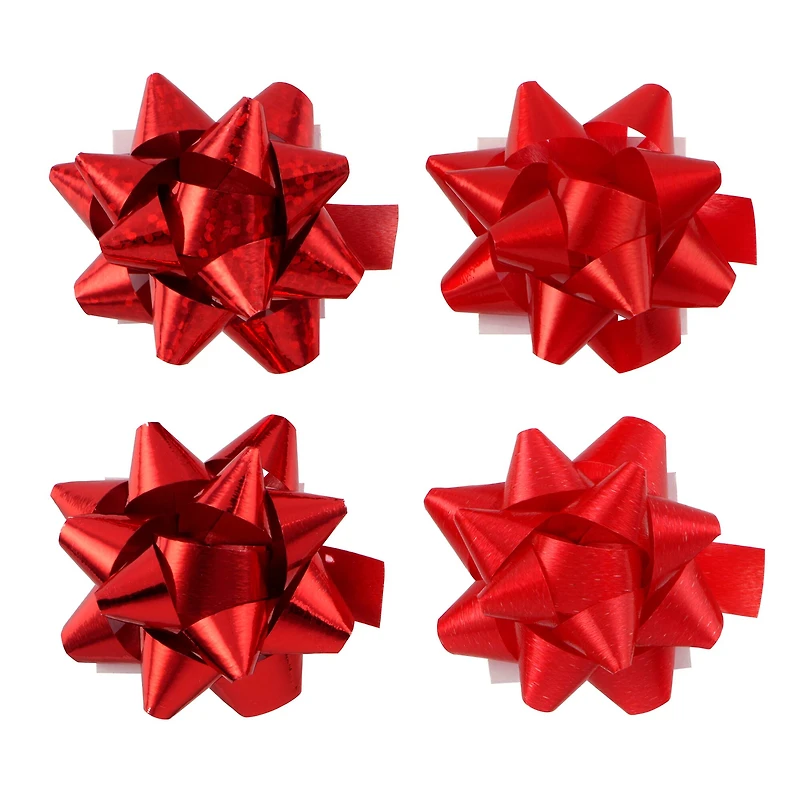 Mini Red Mix Christmas Bows, 50ct. by Celebrate It™