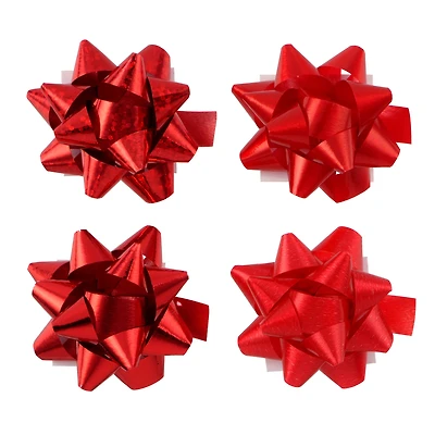 Mini Red Mix Christmas Bows, 50ct. by Celebrate It™