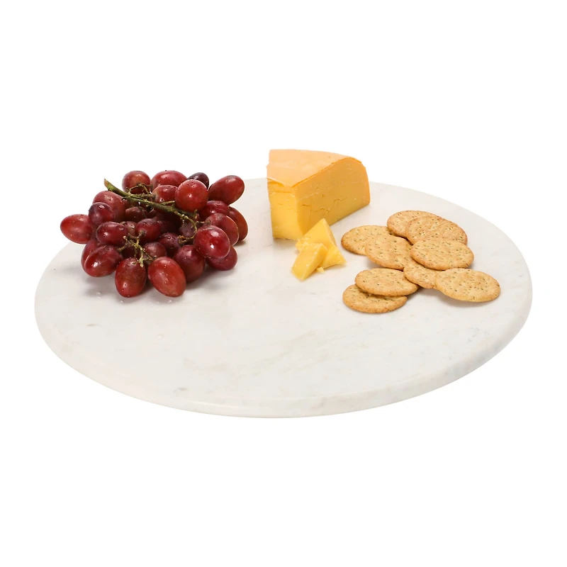 Hello Honey® 14" White Marble Lazy Susan