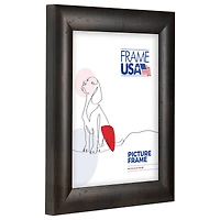 Frame USA Café Rounded Espresso Single Image Picture Frame with Mat