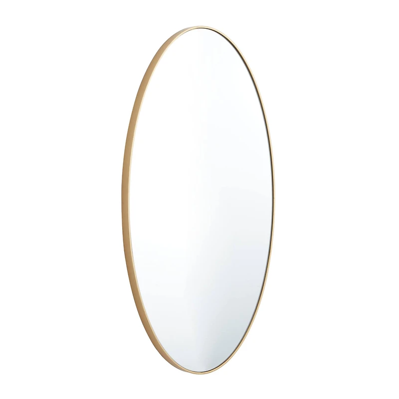 Gold Contemporary Wall Mirror, 18" x 1" x 32"