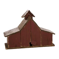 Glitzhome® 20.67" Extra-Large Rustic Wood Barn Birdhouse