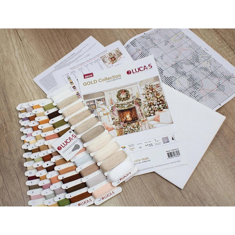 Luca-S New Year Counted Cross Stitch Kit