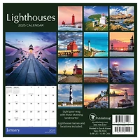 TF Publishing 2025 Lighthouses Mini Calendar
