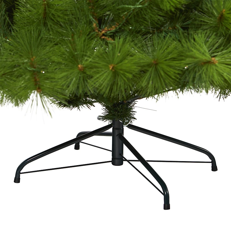 6.5ft. Pre-Lit Green Scotch Pine Artificial Christmas Tree with Clear LED Lights