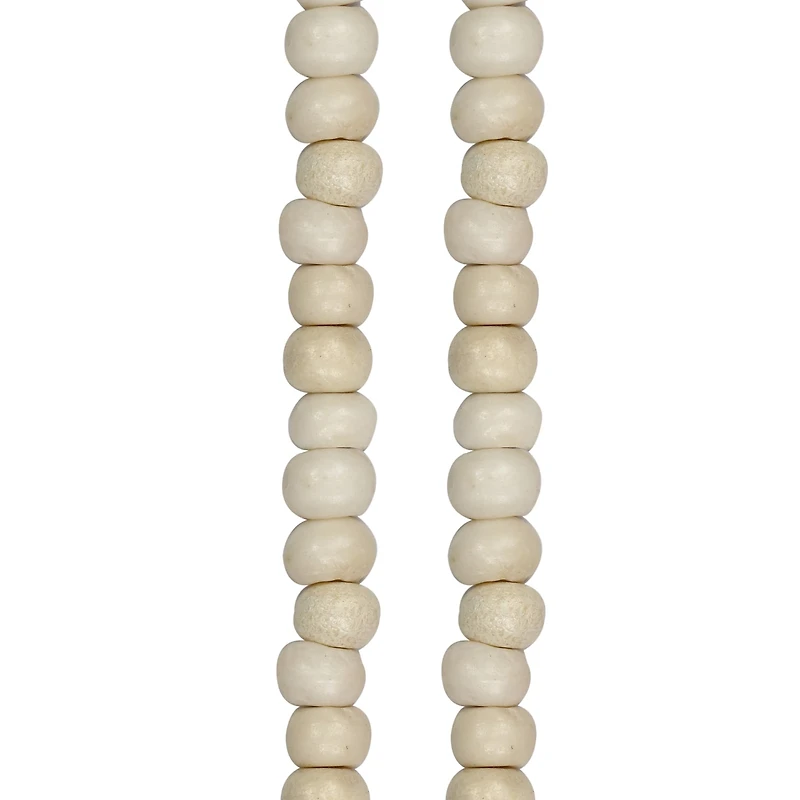 Natural White Bone Round Beads by Bead Landing®