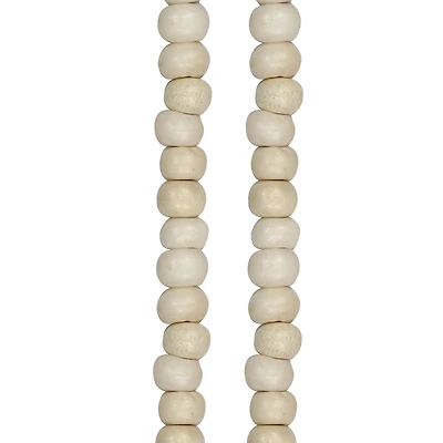 Natural White Bone Round Beads by Bead Landing®