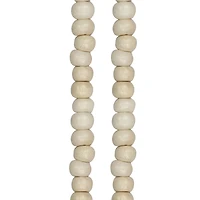 Natural White Bone Round Beads by Bead Landing®
