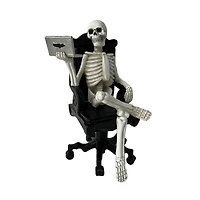 9.5" Skeleton with Computer Tabletop Décor by Ashland®
